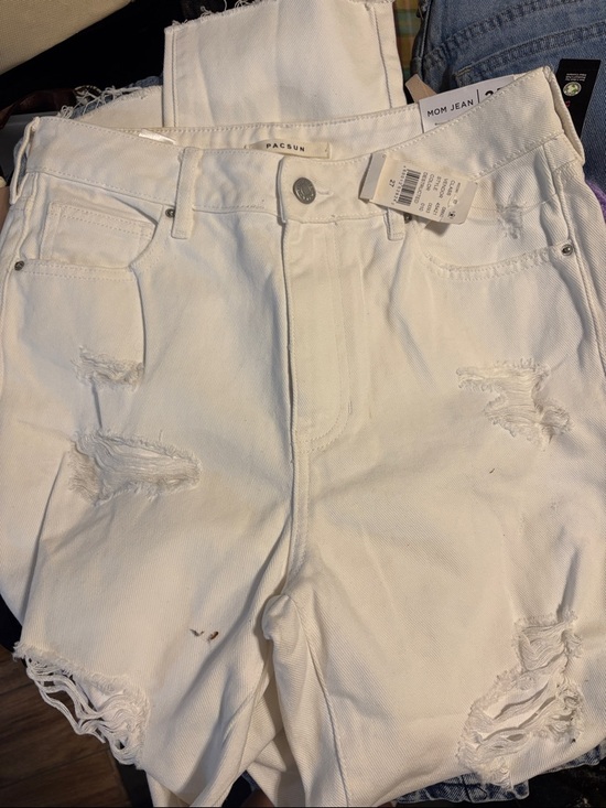 PacSun Denim - PacSun White High-Rise mom jean